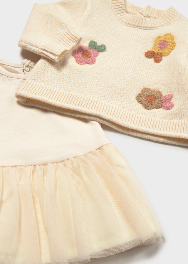Vestido tricot tul 2820 Mayoral