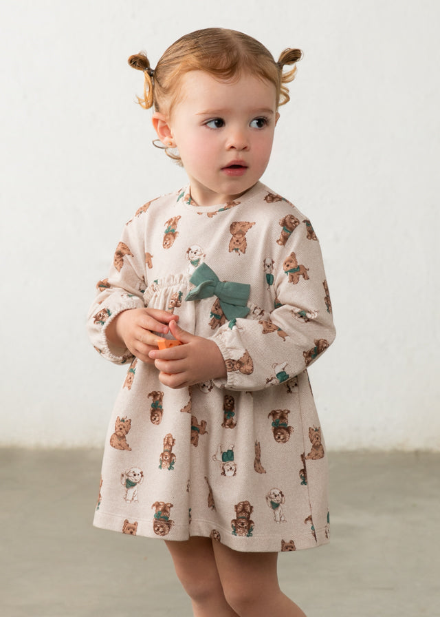 Vestido felpa estampado 2938 Mayoral