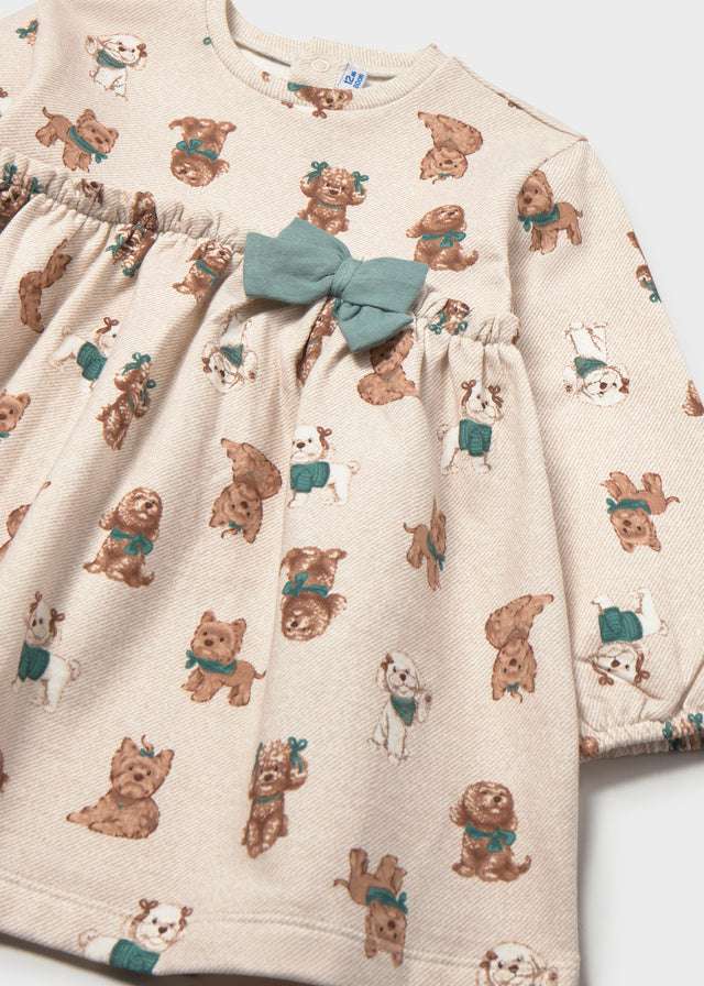 Vestido felpa estampado 2938 Mayoral