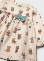 Vestido felpa estampado 2938 Mayoral