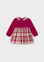 Vestido cuadros combinado Mayoral 2945
