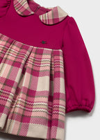 Vestido cuadros combinado Mayoral 2945
