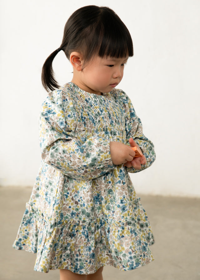 Vestido terciopelo estampado 2946 Mayoral