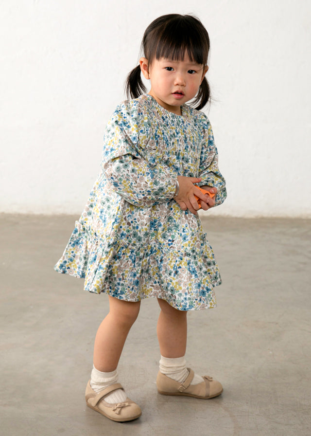 Vestido terciopelo estampado 2946 Mayoral