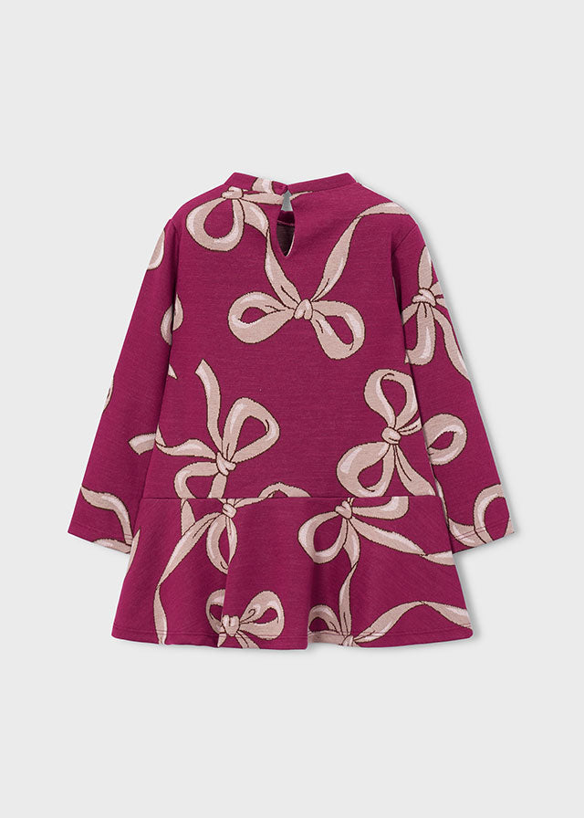 Vestido punto jacquard bolso 4912-2 Mayoral