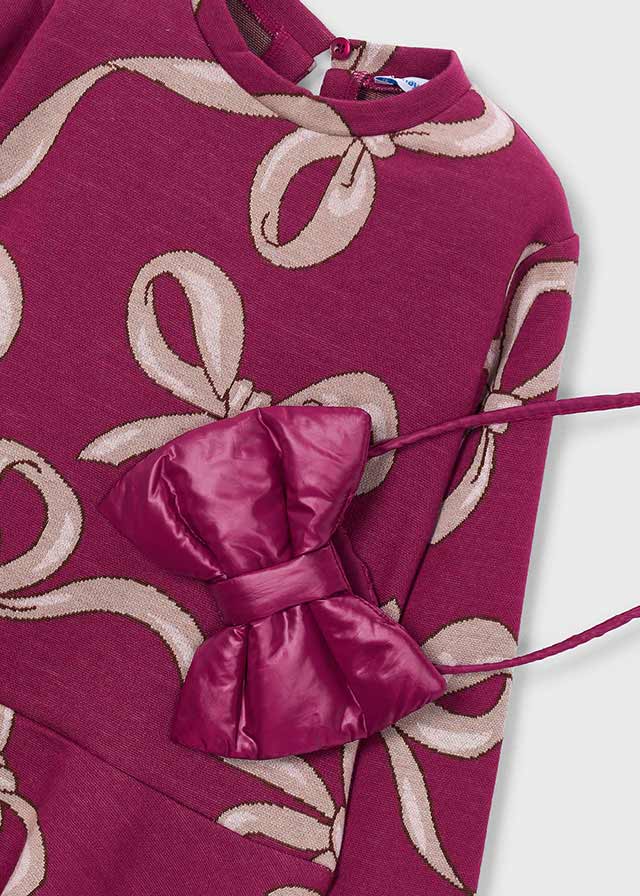 Vestido punto jacquard bolso 4912-2 Mayoral