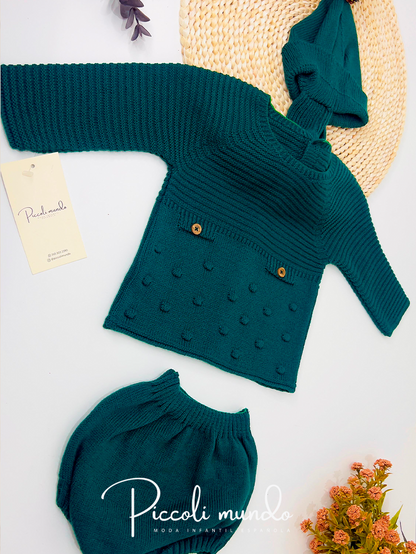 Puesta Invierno Niña con Gorrito