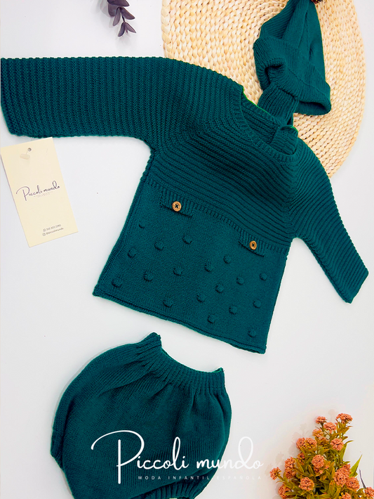 Puesta Invierno Niña con Gorrito