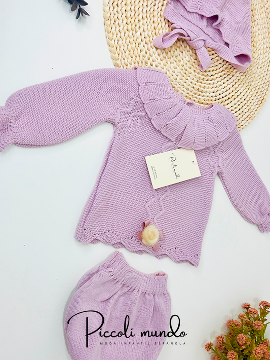 Conjunto Baby Tejido Niña