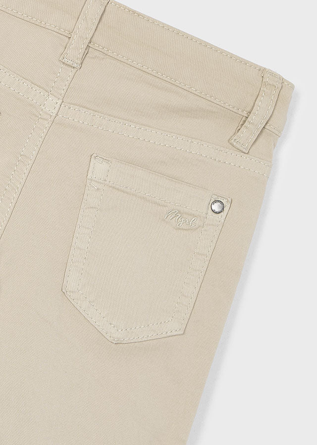Pantalon Sarga Slim Fit Básico