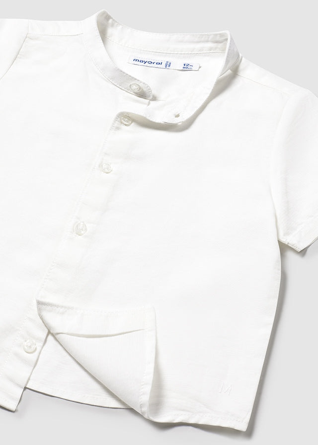 Camisa m/c Cuello Mao Lino  mayoral 3113