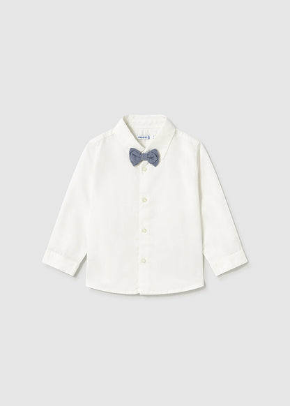 Camisa m/l Vestir Pajarita