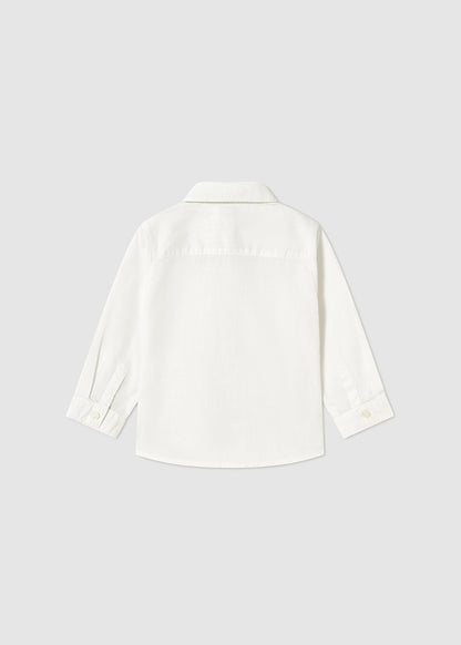 Camisa m/l Vestir Pajarita