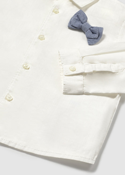 Camisa m/l Vestir Pajarita