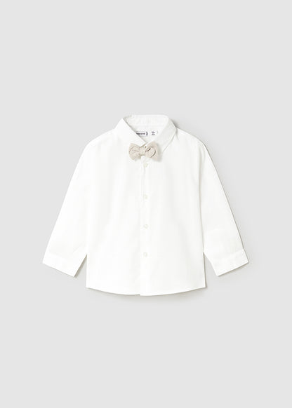 Camisa m/l Vestir Pajarita