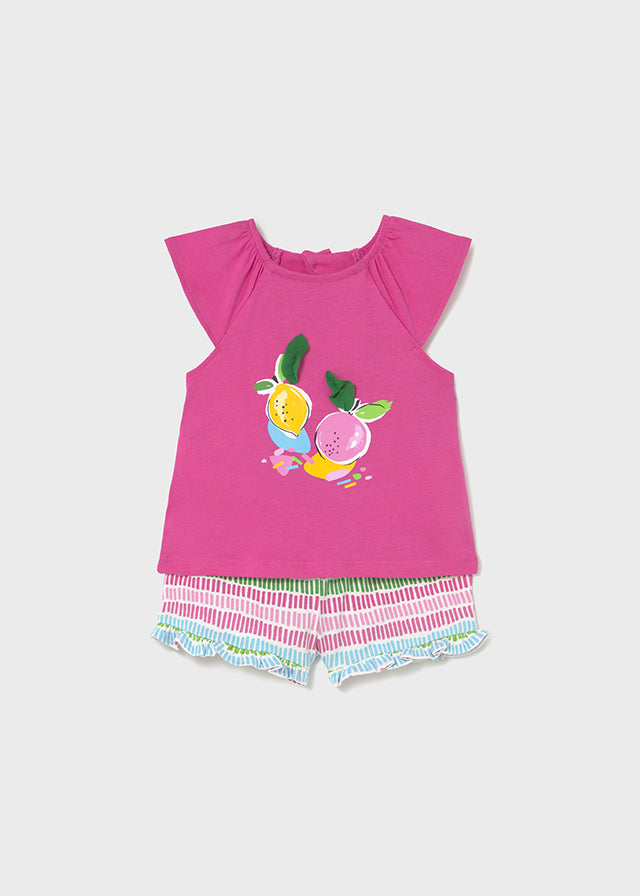 Conj. short estampado