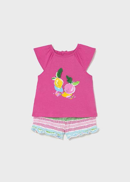 Conj. short estampado