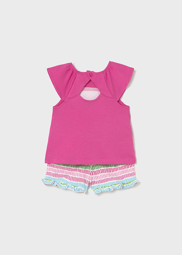 Conj. short estampado