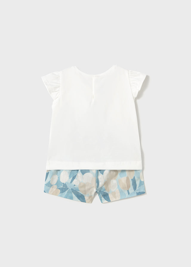 Conj. bermuda estampada