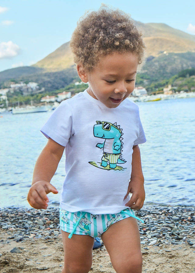 Conj. bañador camiseta