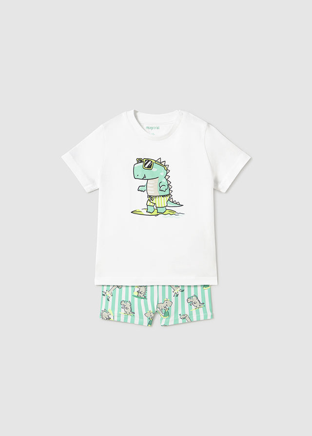 Conj. bañador camiseta