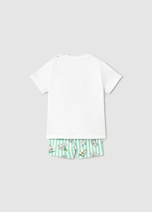 Conj. bañador camiseta