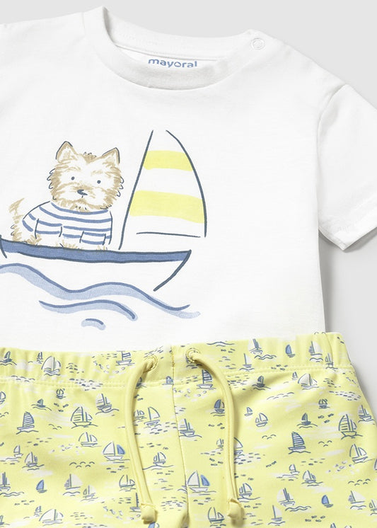 Conj. bañador camiseta