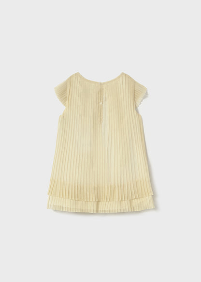 Vestido Tul Plisado