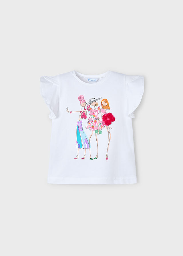 Camiseta m/c Aplicaciones mayoral
