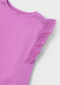 Camiseta m/c crochet mayoral 3010
