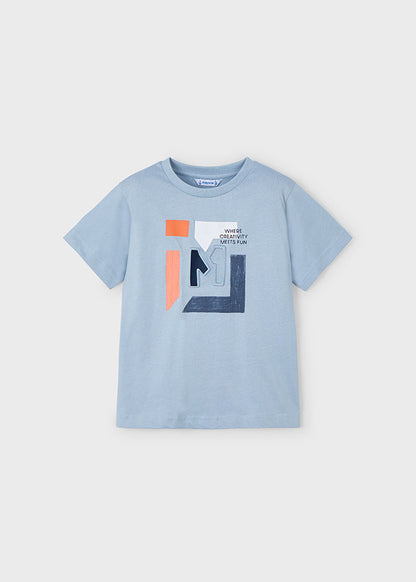 Camiseta m/c Embossed "m"