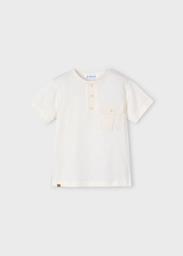 Camiseta m/c Cuello Panadero mayoral