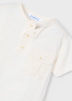 Camiseta m/c Cuello Panadero mayoral