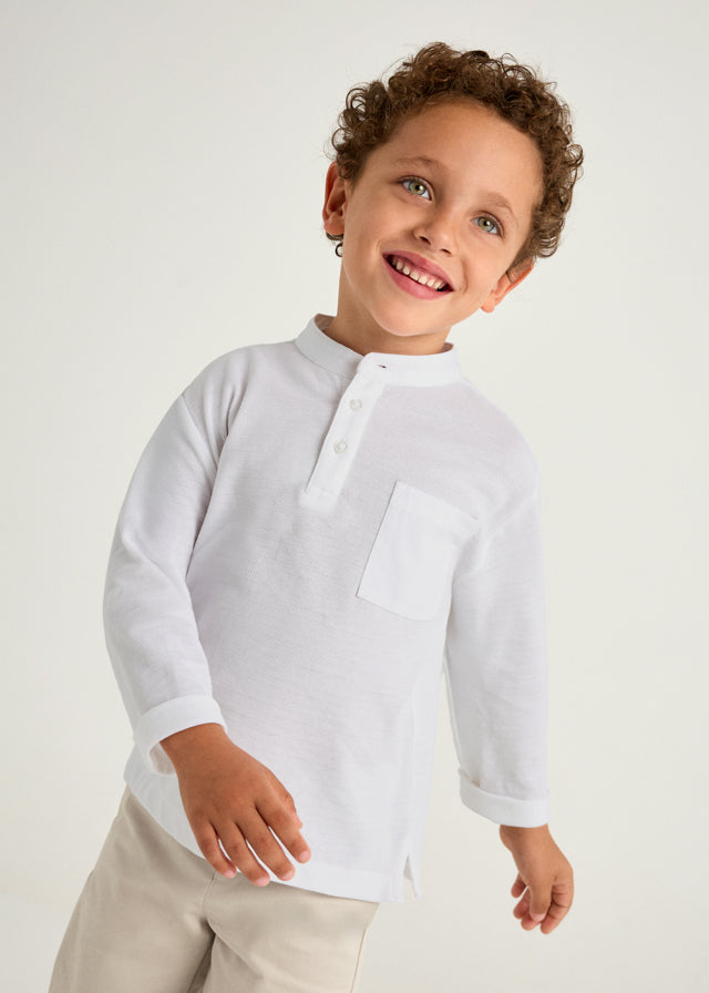 Polo m/l Cuello Mao