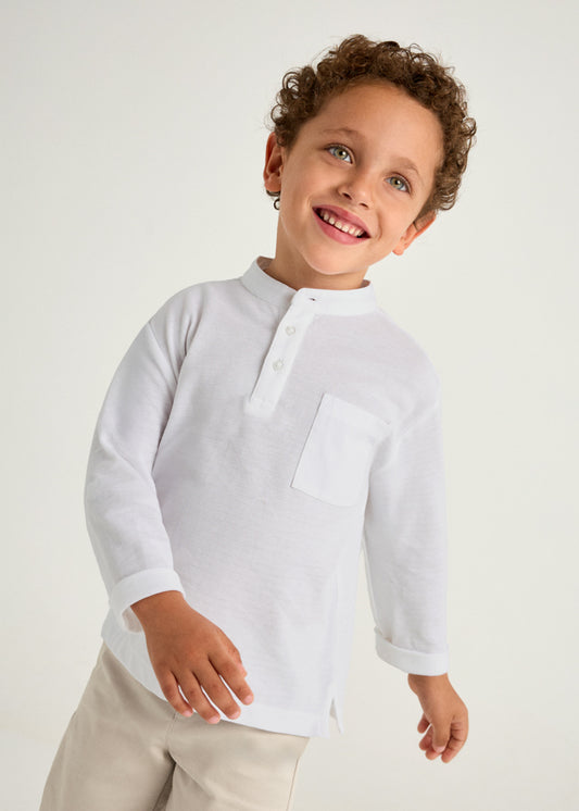 Polo m/l Cuello Mao