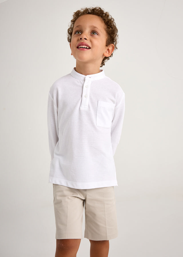 Polo m/l Cuello Mao
