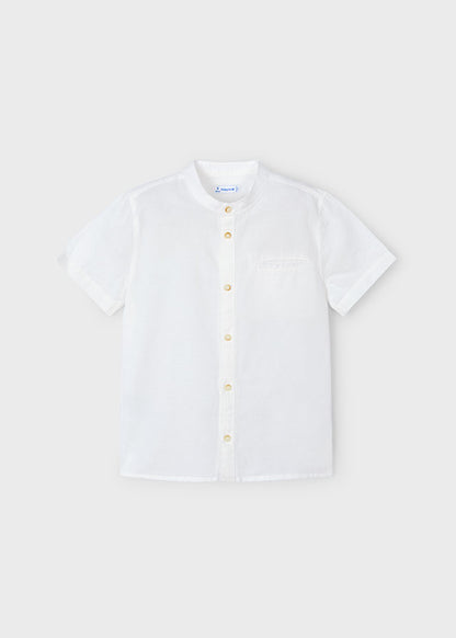 Camisa m/c Cuello Mao Lino