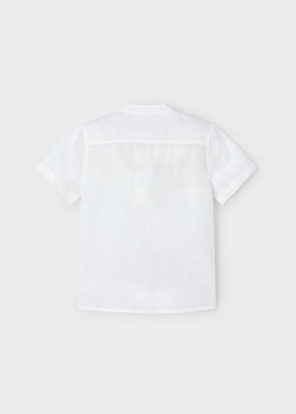 Camisa m/c Cuello Mao Lino