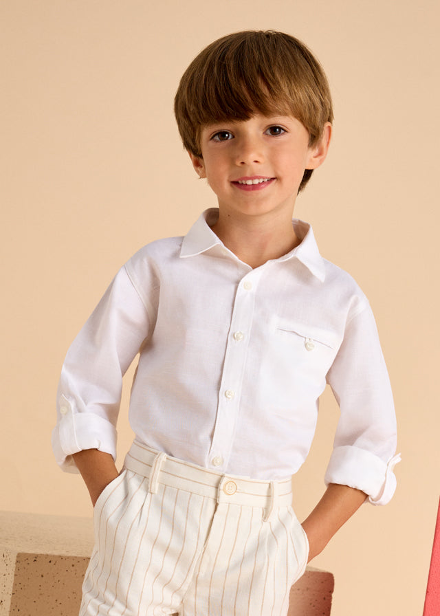 Camisa m/l Lino mayoral