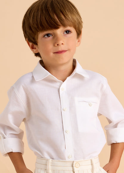 Camisa m/l Lino