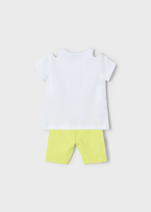Conj. Leggings Ciclista Cutout