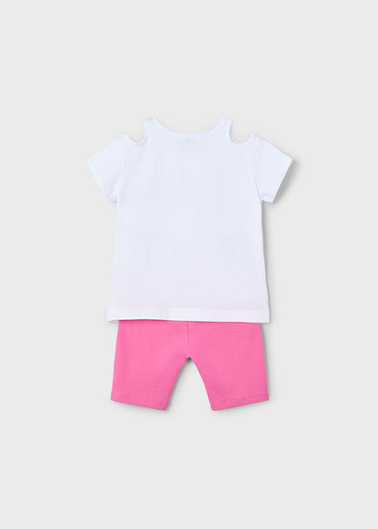 Conj. Leggings Ciclista Cutout