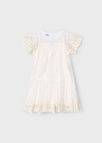 Vestido Tul Bordado