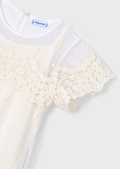 Vestido Tul Bordado