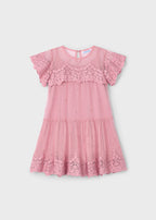 Vestido Tul Bordado mayoral 3909