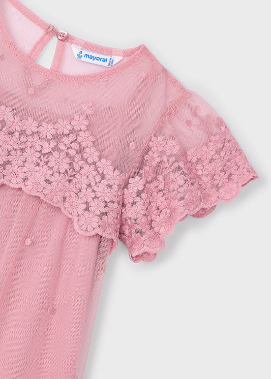 Vestido Tul Bordado