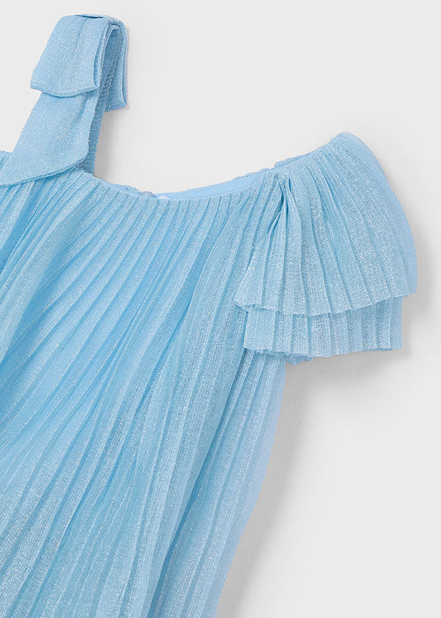 Vestido Plisado Punto
