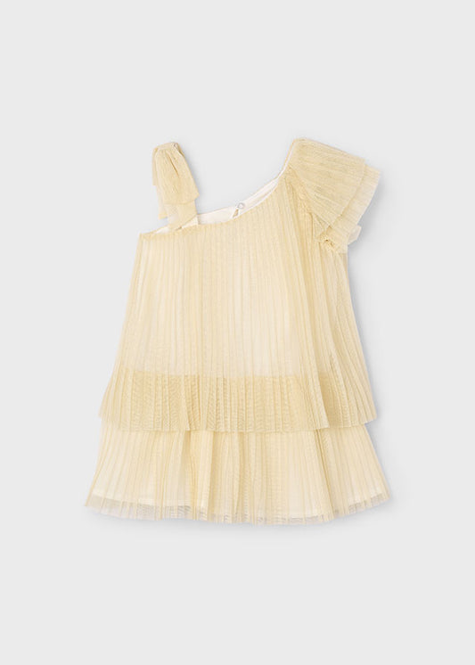 Vestido Plisado Punto