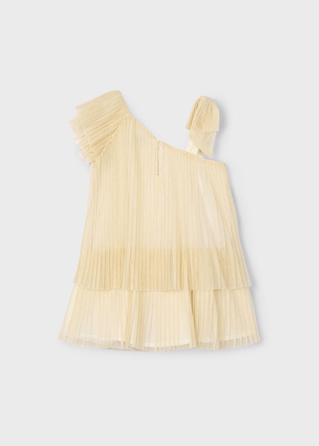 Vestido Plisado Punto