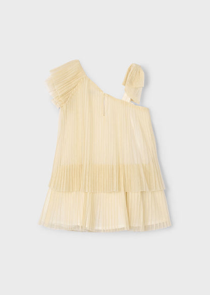 Vestido Plisado Punto